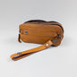 Barney | Three-Zip Leather Handbag - Tan