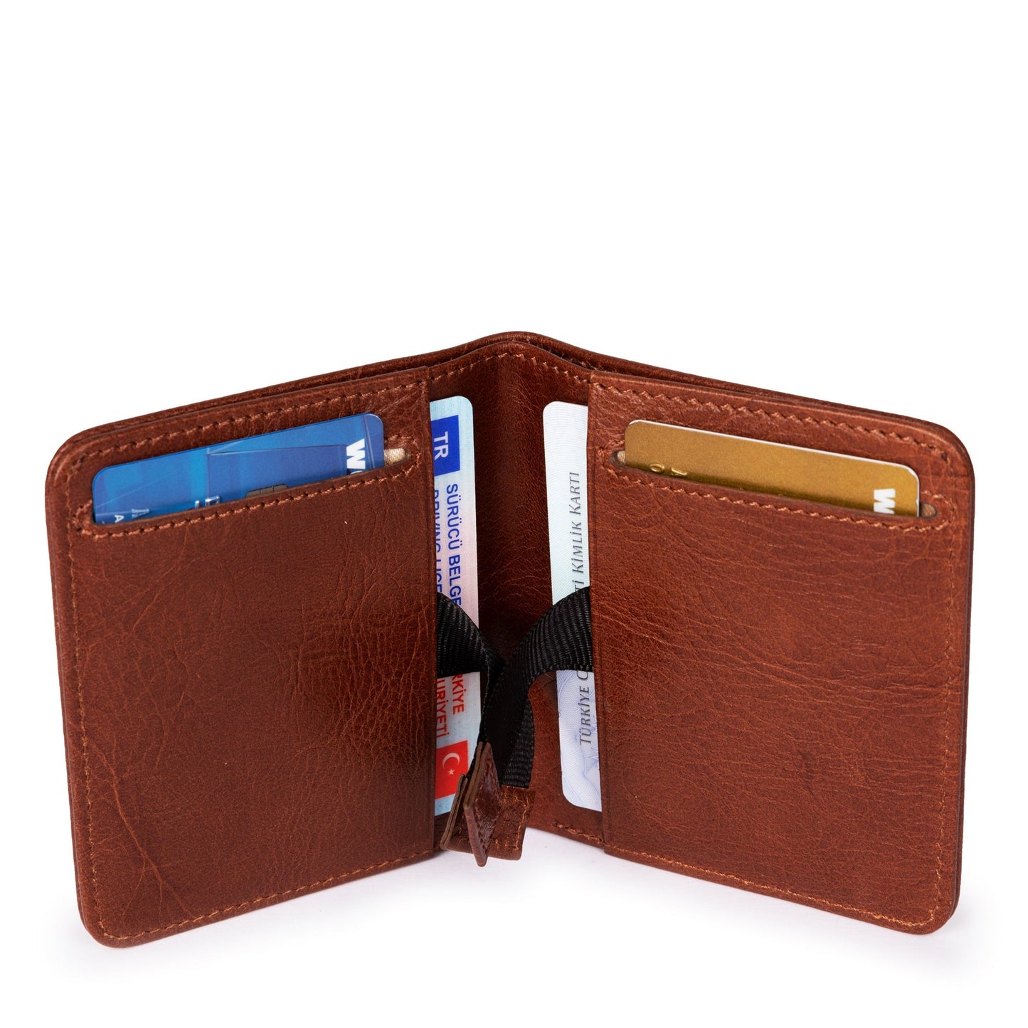 Bifold Classic Leather Wallet Tan