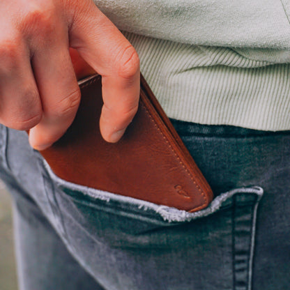 Bifold Classic Leather Wallet Tan