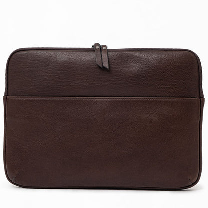 Leather MacBook Case 16'' - Coffee