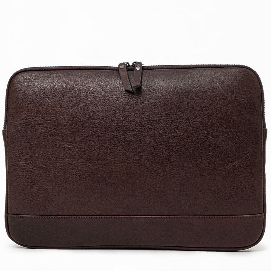 Leather MacBook Case 16'' - Coffee