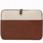 Lucky - Taba / Krem | Deri & Kanvas Clutch El Çantası