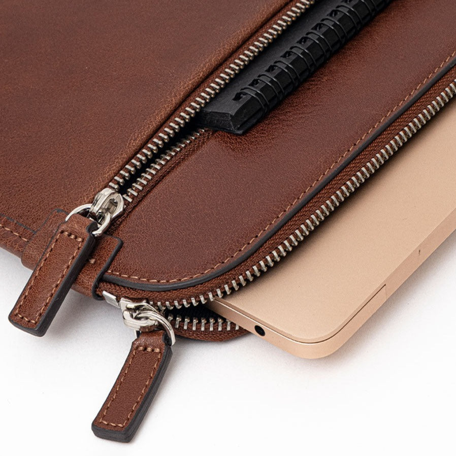 MacBook Bag - Leather Case Tan