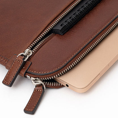 MacBook Bag - Leather Case Tan
