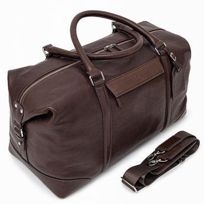 WEEKENDER - Coffee | Leather Travel Bag