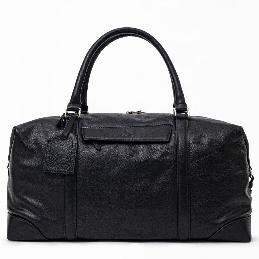 WEEKENDER - Black | Leather Travel Bag