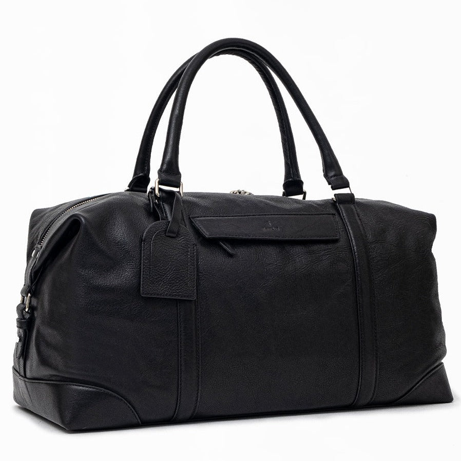 WEEKENDER - Black | Leather Travel Bag