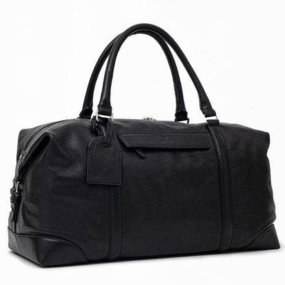 WEEKENDER - Black | Leather Travel Bag