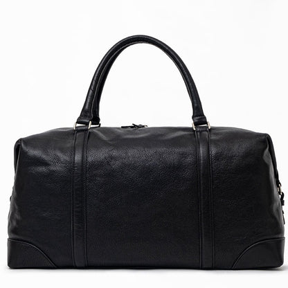 WEEKENDER - Black | Leather Travel Bag