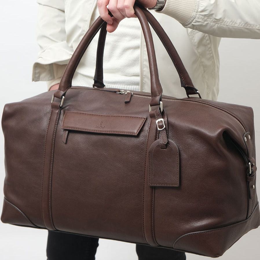 WEEKENDER - Coffee | Leather Travel Bag