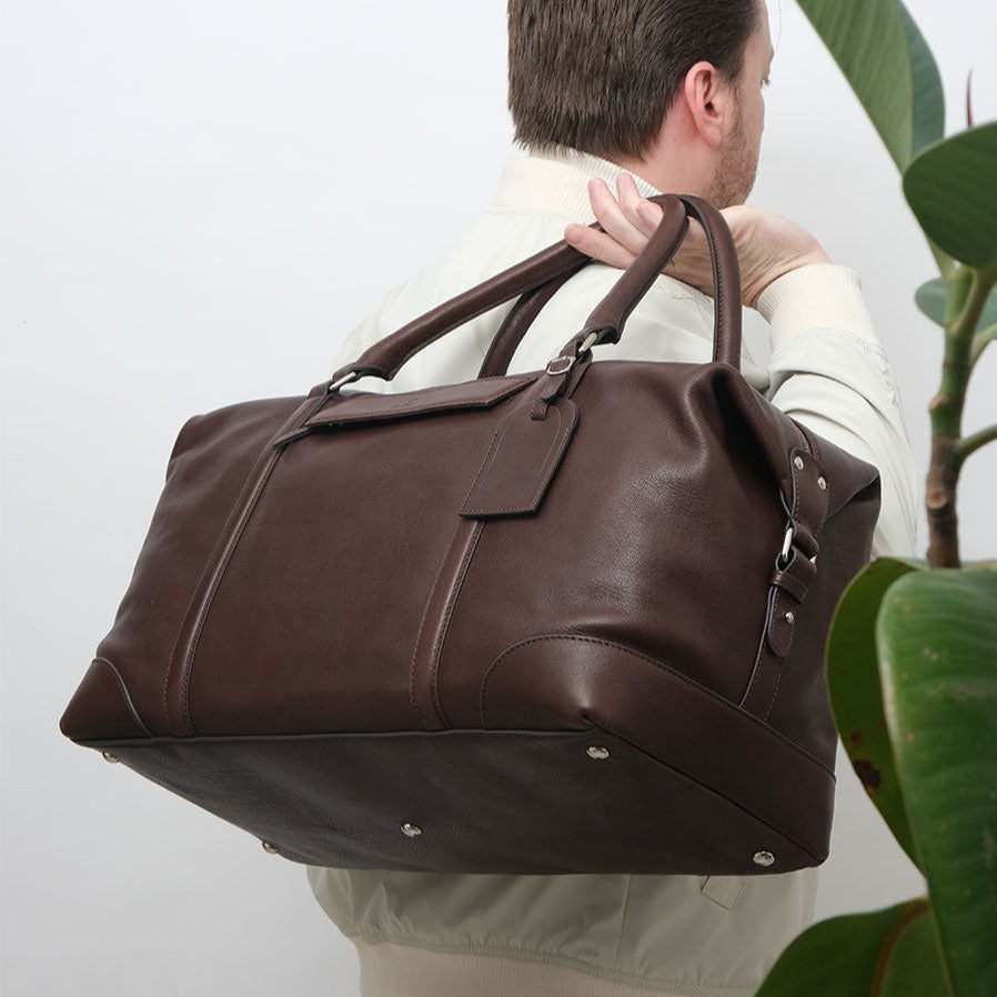 WEEKENDER - Coffee | Leather Travel Bag