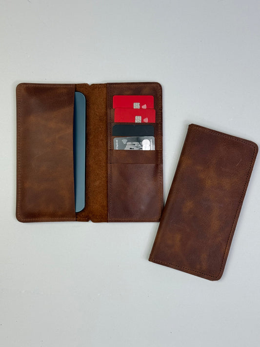 Mentor Phone Wallet - Tan