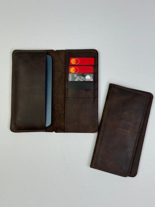 Mentor Phone Wallet - Coffee