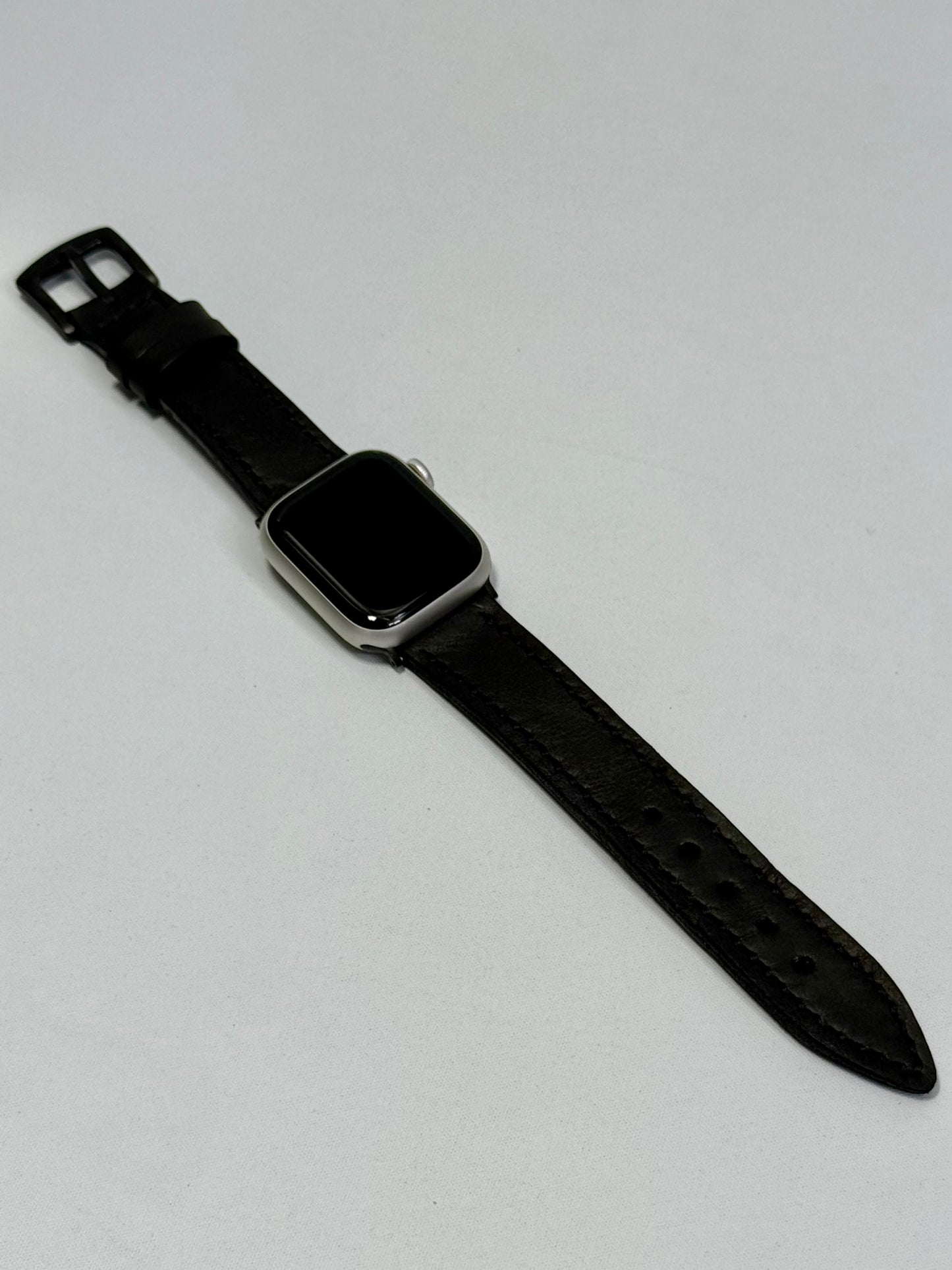 siyah deri apple watch kayis
