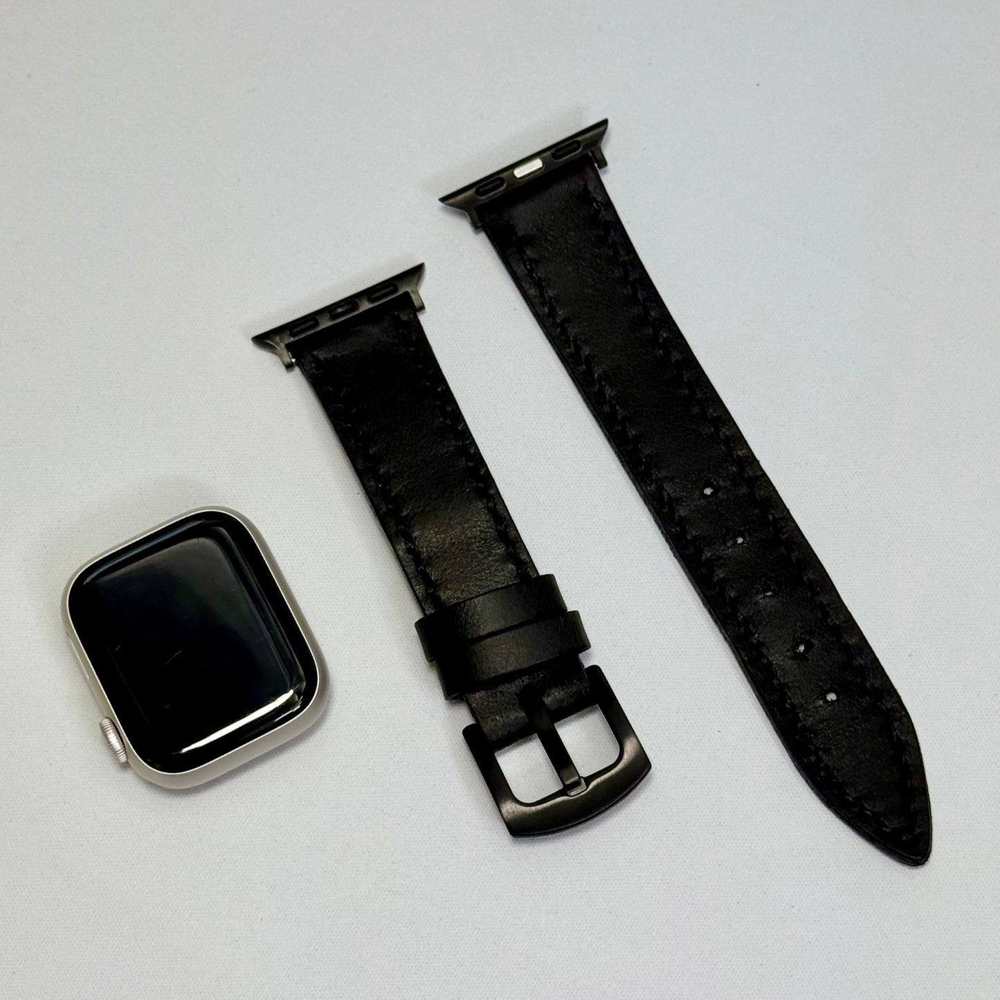 siyah deri apple watch kayis