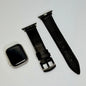 siyah deri apple watch kayis