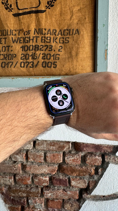 Leather Apple Watch Strap - Brown