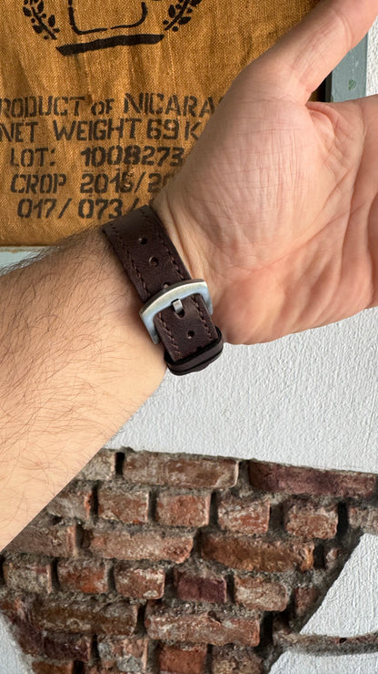Leather Apple Watch Strap - Brown