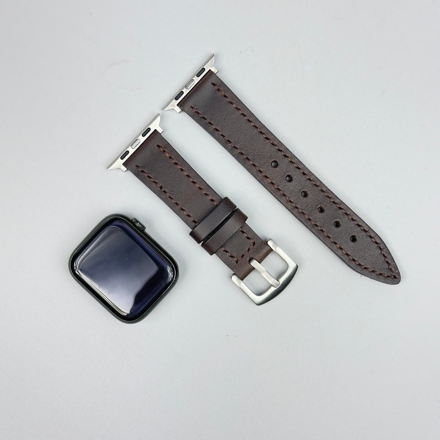 Leather Apple Watch Strap - Brown