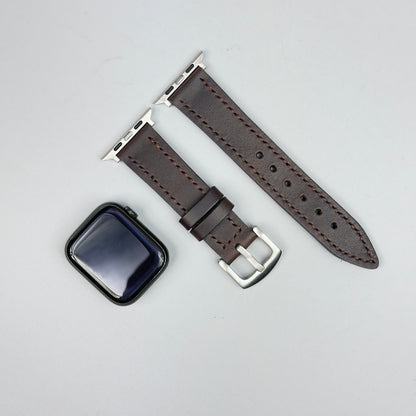 Leather Apple Watch Strap - Brown