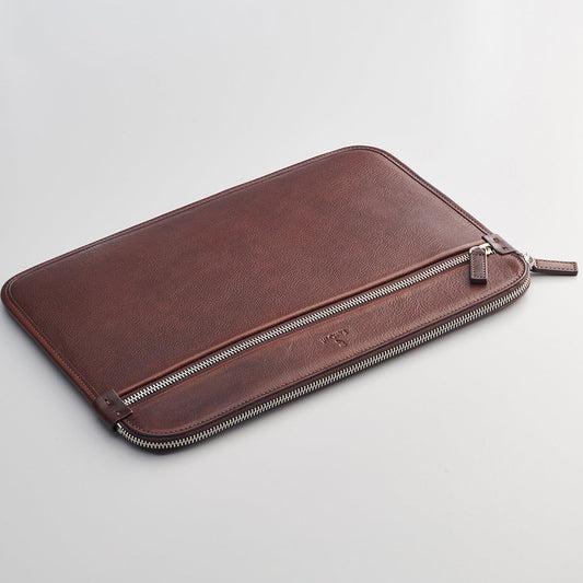 MacBook Bag - Leather Case Coffee