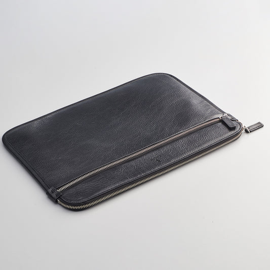 MacBook Bag - Leather Case Black