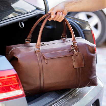 WEEKENDER - Coffee | Leather Travel Bag