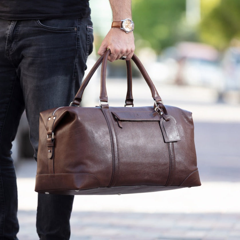 WEEKENDER - Coffee | Leather Travel Bag