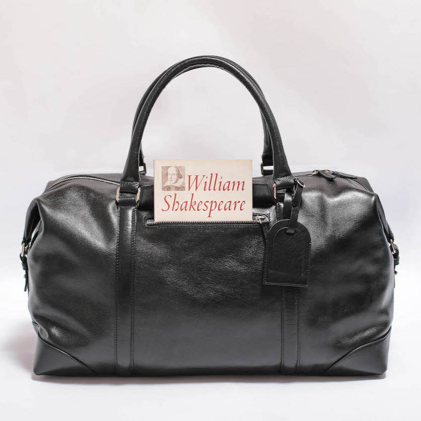 WEEKENDER - Black | Leather Travel Bag