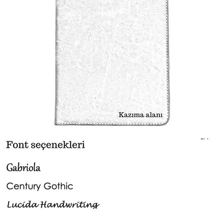 Handmade Leather Notebook Cover A5 - A6 Tan
