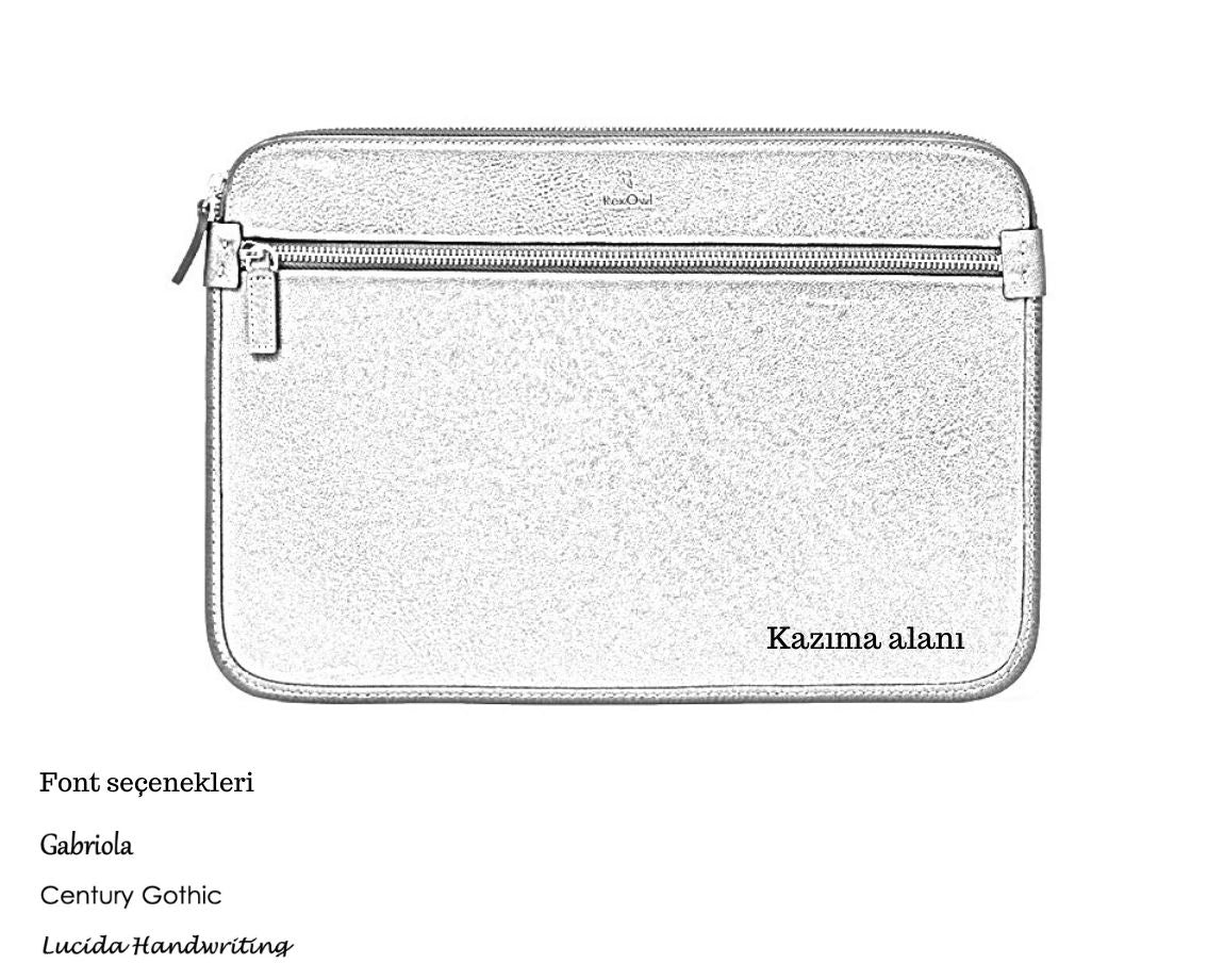 MacBook Bag - Leather Case Tan