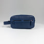 Portfolio Leather Handbag - Navy Blue