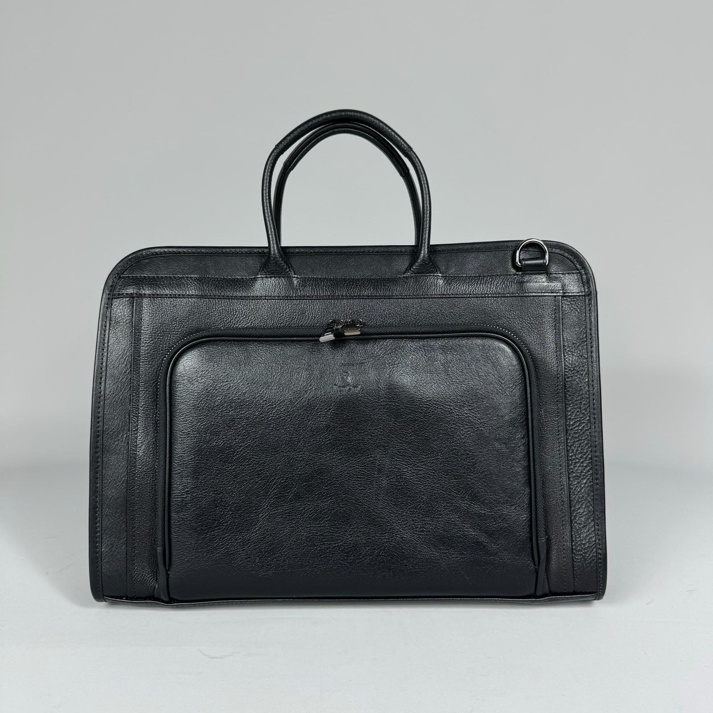 Founder - Black | Leather Laptop / Briefcase