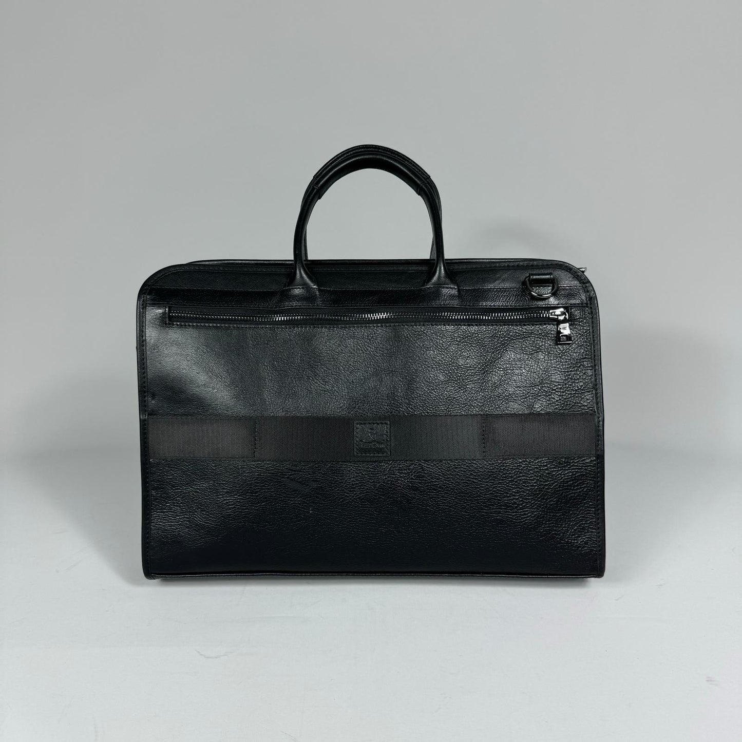 Founder - Black | Leather Laptop / Briefcase