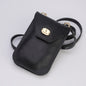 compact leather phone bag for daily use / günlük kullanım için kompakt deri telefon çantası